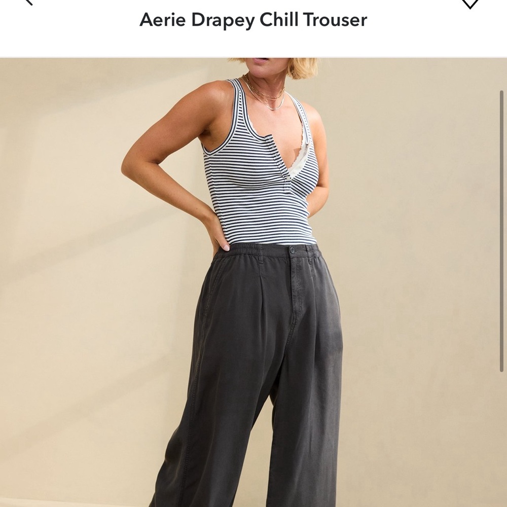 Aerie Drapey Chill Trouser
